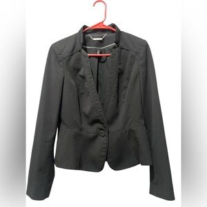 White House Black Market women’s black blazer, size 4, structured shoulder